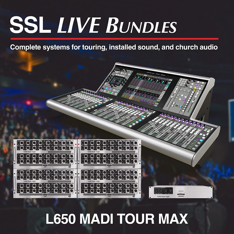 Solid State Logic To Launch Ssl Live Bundles At Infocomm Foh