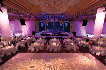 The Petroleum Ball at the Hilton Anatole, sponsored by the Dallas Petroleum Club.