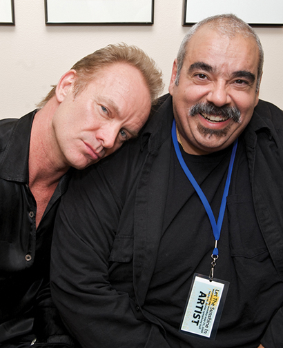 Sting and Hernandez in 2009