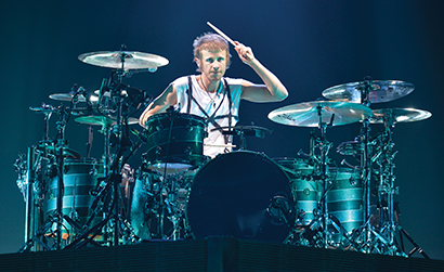 Dominic Howard photo by Steve Jennings