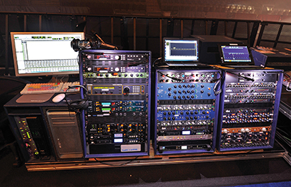 Muse FOH rack photo by Steve Jennings