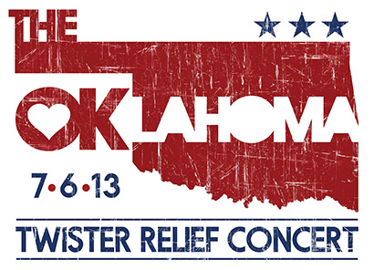 The Oklahoma Twister Relief Concert logo