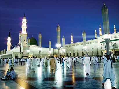 The famous mosque upgraded with JBL gear. Photo by Omar Chatriwala