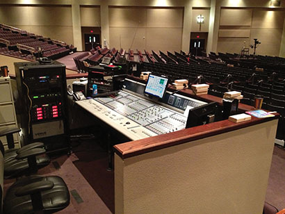 At FOH, an Avid VENUE D-Show system