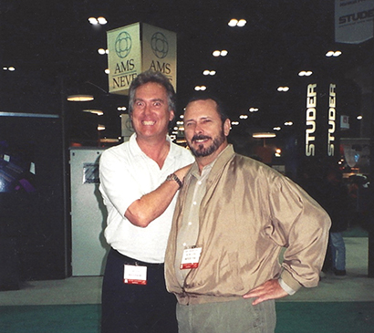 Steve Woolley and Mark Engebretson at an AES Show