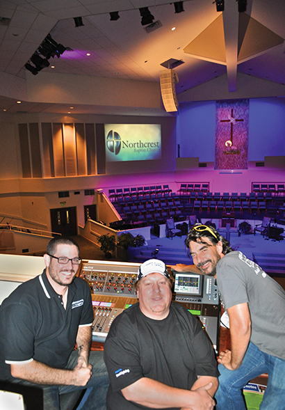 The Creative Sound Solutions team, (left to right): Tony Flammia, Russell Byas and Rob Robinson.