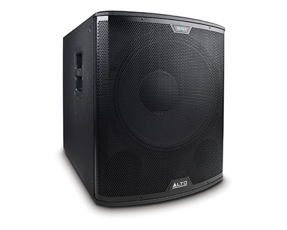 The powered Black18S subwoofer