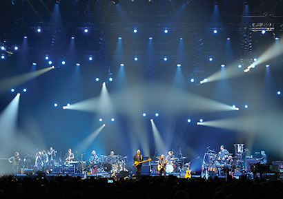 Paul Simon and Sting tour photo by Steve Jennigns