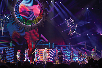 Black Box Music of Berlin, Germany, provided an all L-Acoustics rig for Cher’s D2K tour.  Photo by David R. Carroll