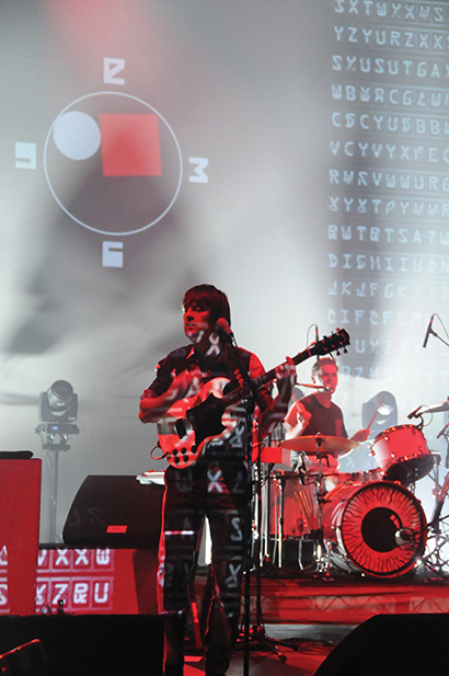 Franz Ferdinand 2014 tour photo by Evan MacKenzie.