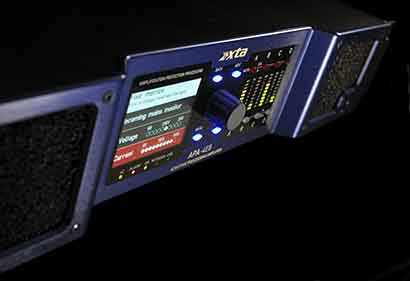 XTA’s APA (Adaptive Processing Amplification) amplifiers provide high wattage with onboard DSP. 