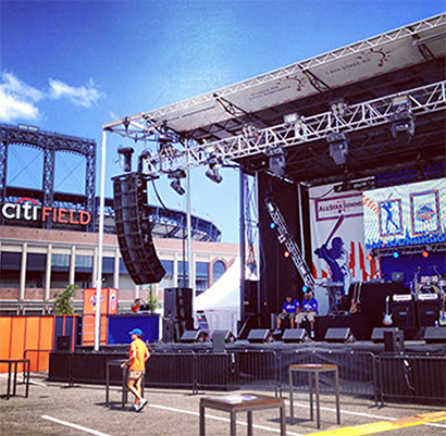 RSA Audio Services provided JBL VerTec for an MLB All Star Game concert at Citi Field, Queens, NY.