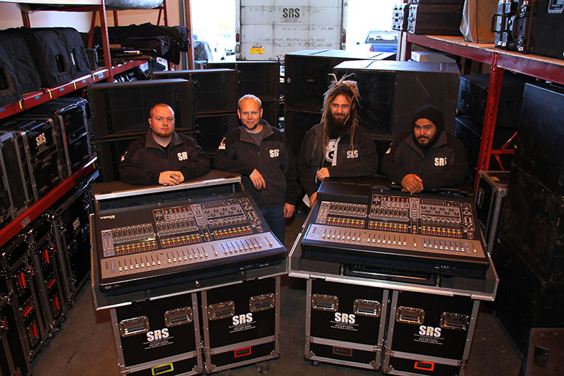 The Sound Reinforcement Specialists (SRS) crew