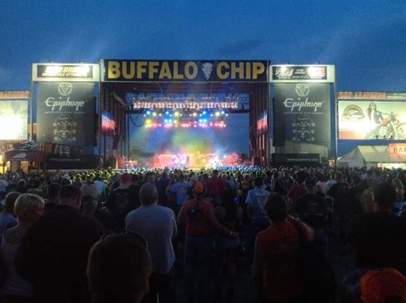 The Buffalo Chip Festival, Sturgis, SD. The organizers recently extended PCS’ contract to support the concerts for another 10 years.