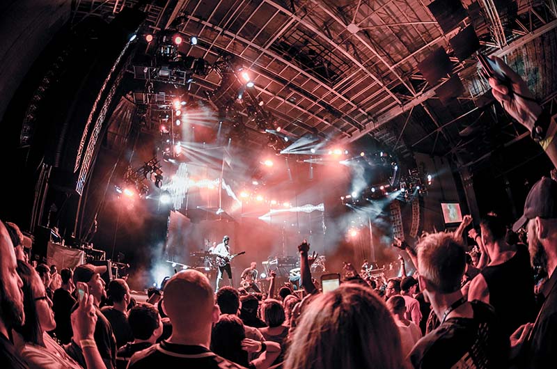 View from the Pit at the Xfinity Center in Mansfield, MA. Photo by Vic Wagner