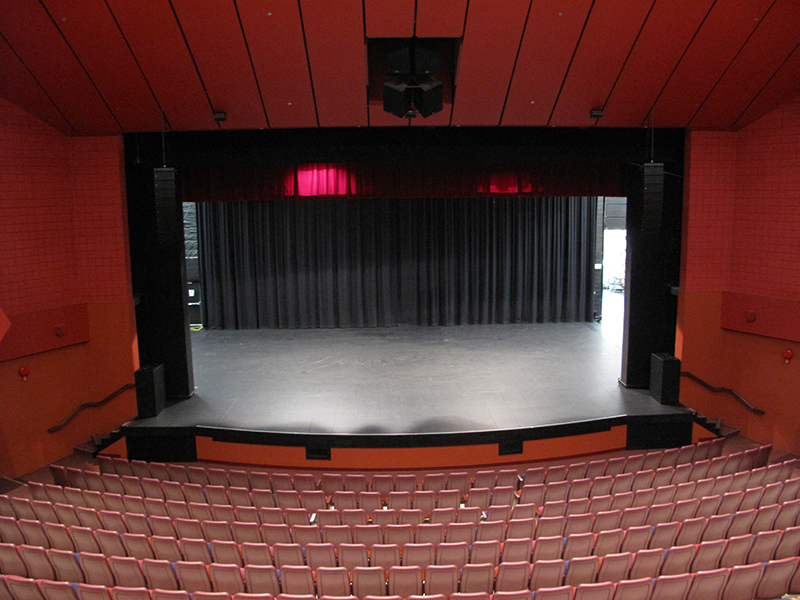 The Vernon Performing Arts center now features an all-Meyer sound mains system.