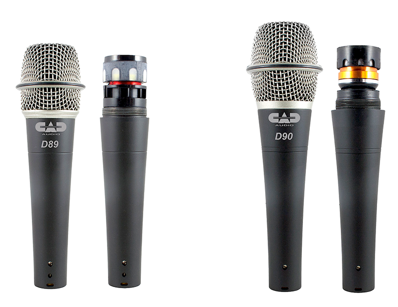 CAD Audio CADLive D89 and D90 mics