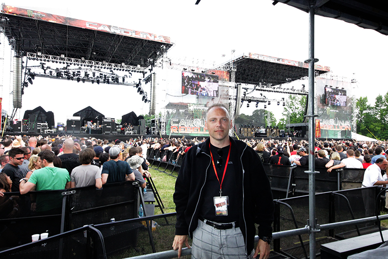 Chip Self at the 2014 Carolina Rebellion festival