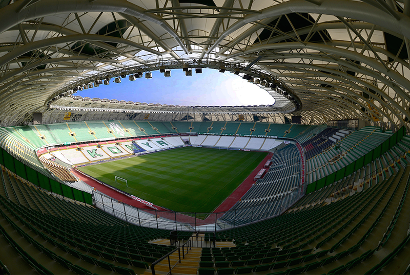 Turkey’s Konya Torku Arena is the new home of team Konyaspor KR.