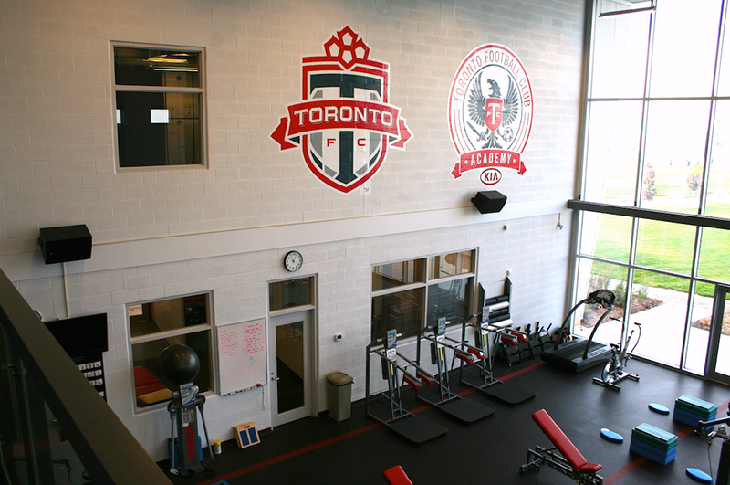 The physical training rooms include high-SPL Renkus-Heinz systems to inspire and entertain.