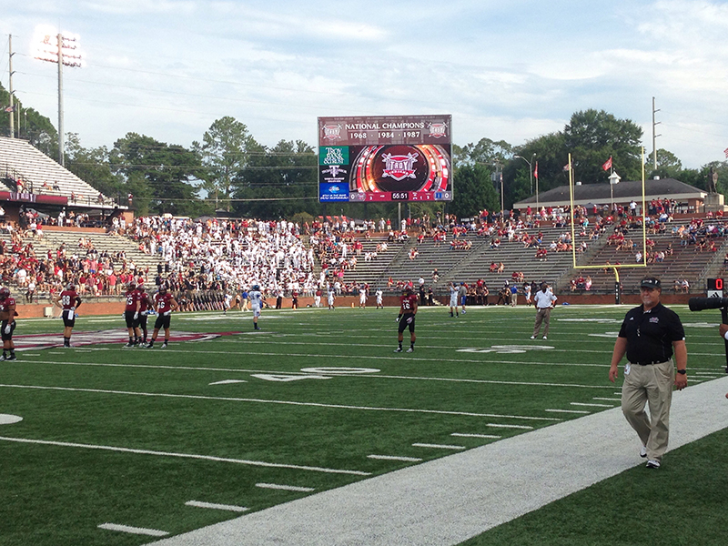 Home of the Troy University Trojans football team, the Veterans Memorial Stadium now features an all-JBL line array system.