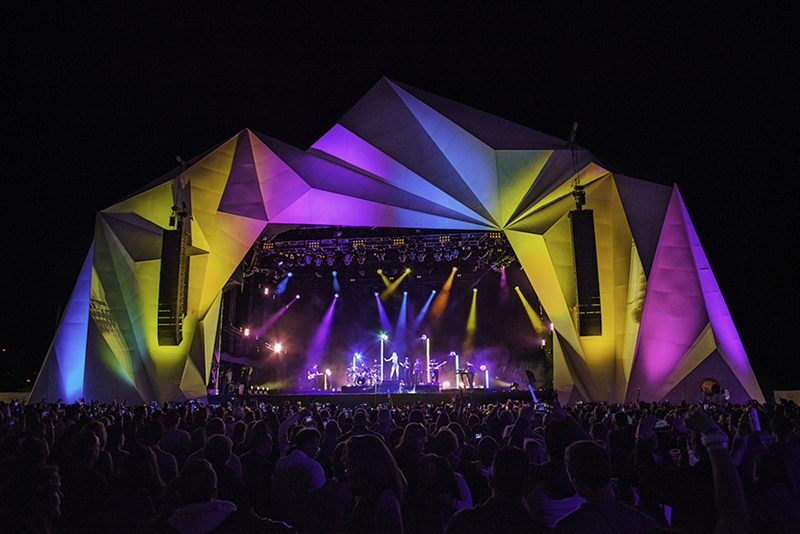 Jessie J performing on the Evolution stage