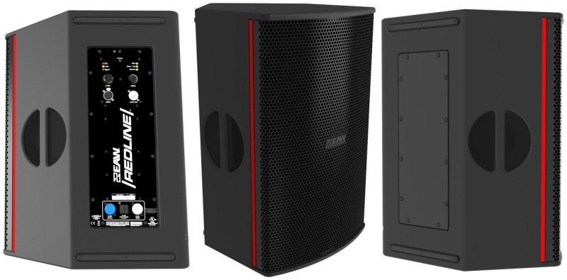 EAW's Redline speakers feature user-rotatable horns, onboard biamplification, EAW Focusing processing and Dyno power optimization