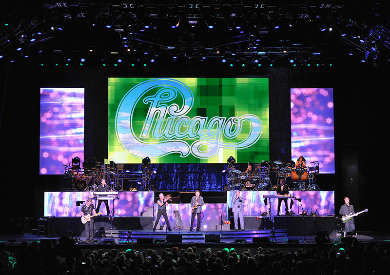 Chicago and Earth, Wind and Fire 2015 tour photo by Steve Jennings