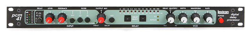 Debuting in 1980 (and still popular), Lexicon’s PCM41 put high-quality, flexible digital delay processing into an affordable, single-rack chassis.