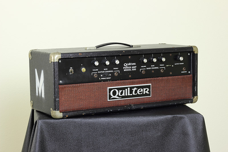 An early Quilter Sound Co. model 500 amplifier, circa 1969 or 1970.