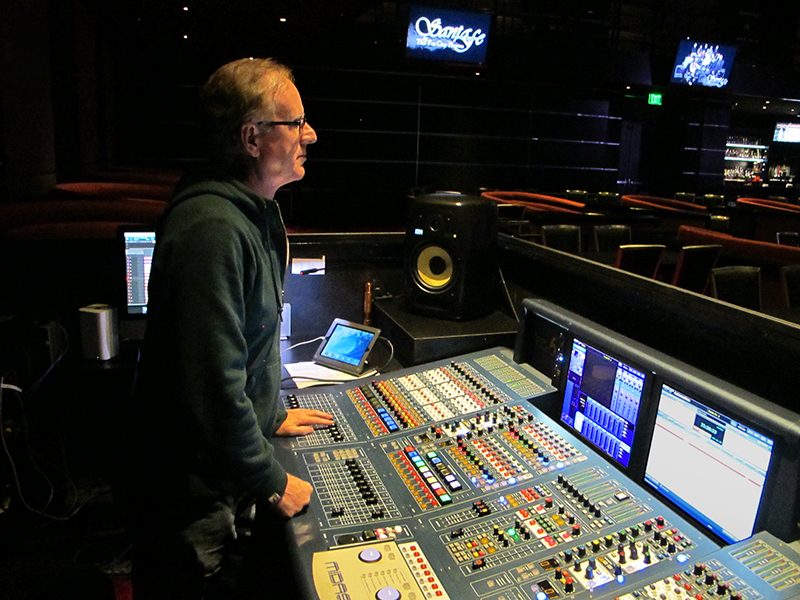 Sonny Maupin of New World Audio at FOH