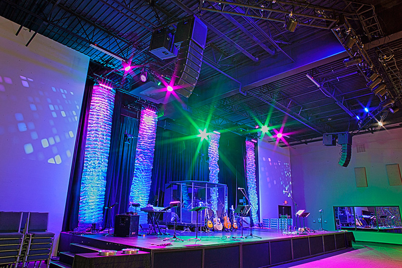 VUE Audiotechnik al-Class speakers were part of the upgrades at Valley Bible Fellowship.