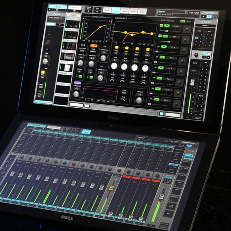 Waves  eMotion LV1 software-based live digital mixing console