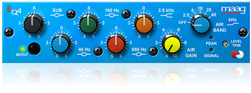 The Maag Audio EQ4 is part of Plugin Alliance’s VENUE | AAX Bundle V1.0.