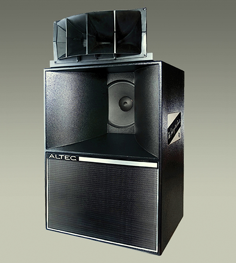 Fig. 2: Plywood can be formed into intricate forms using pressure and heat, such as the curved bass horn flare in this classic Altec A7-500 Voice of the Theatre enclosure.