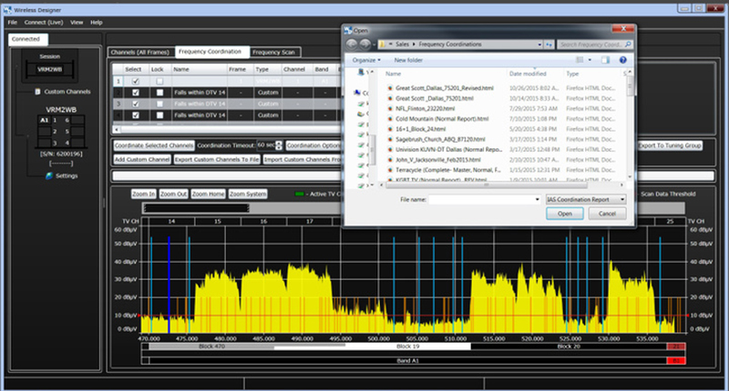 Lectrosonics Wireless Designer Software