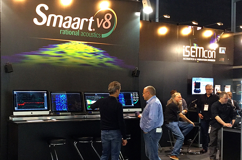 Rational Acoustics demoed its new Smaart v8.