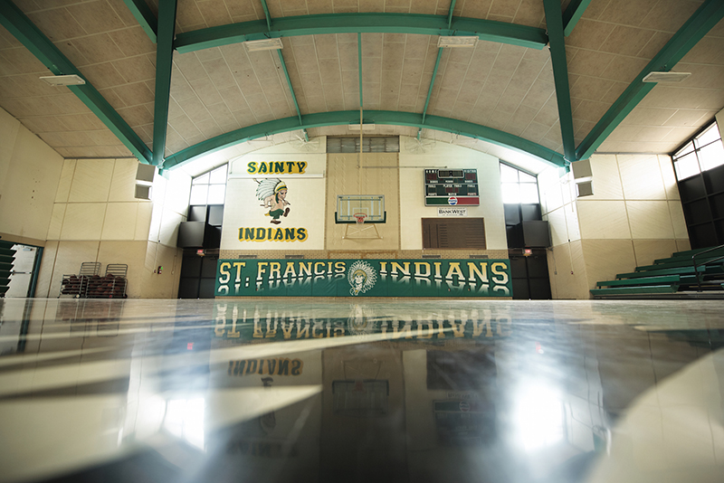 The St. Francis High School gym