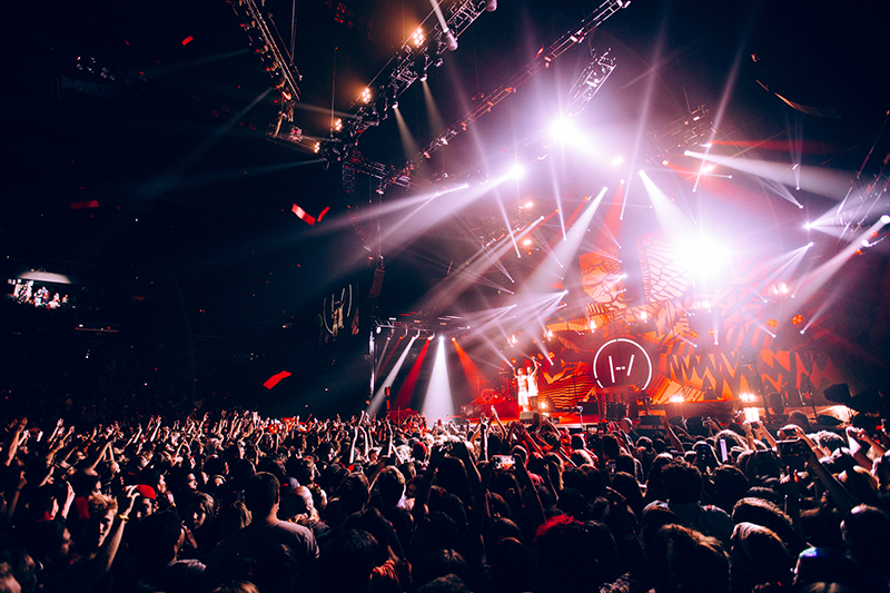 Twenty One Pilots tour photo by Brad Heaton