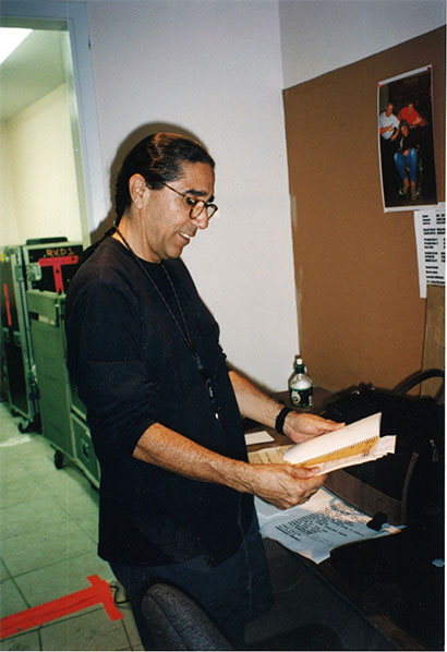 Richard Fernandez at his desk