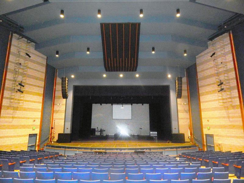 The J.E. Broyhill Civic Center now has Fulcrum Acoustics' FL283 subcardioid line arrays.