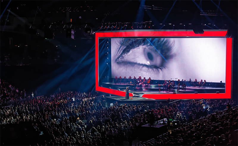 Es Devlin, set designer, and Matt Askem, video director, both garnered Parnelli plaudits for Adele's tour visuals.