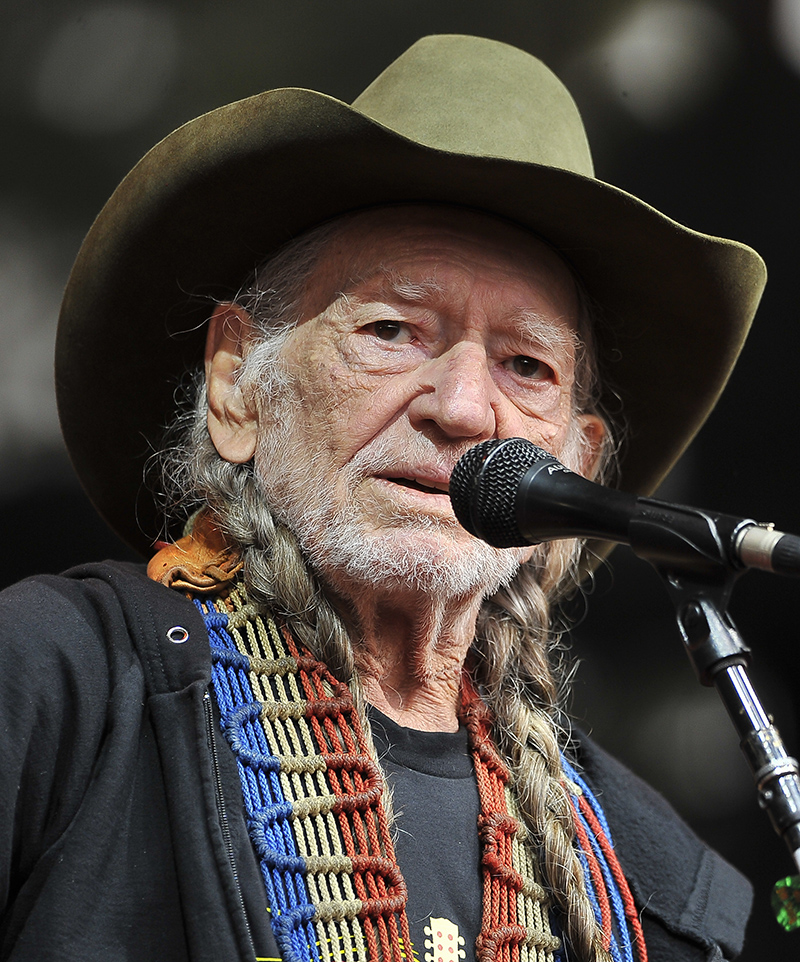 Willie Nelson at the 2016 Bridge School Benefit. Photo by Steve Jennings