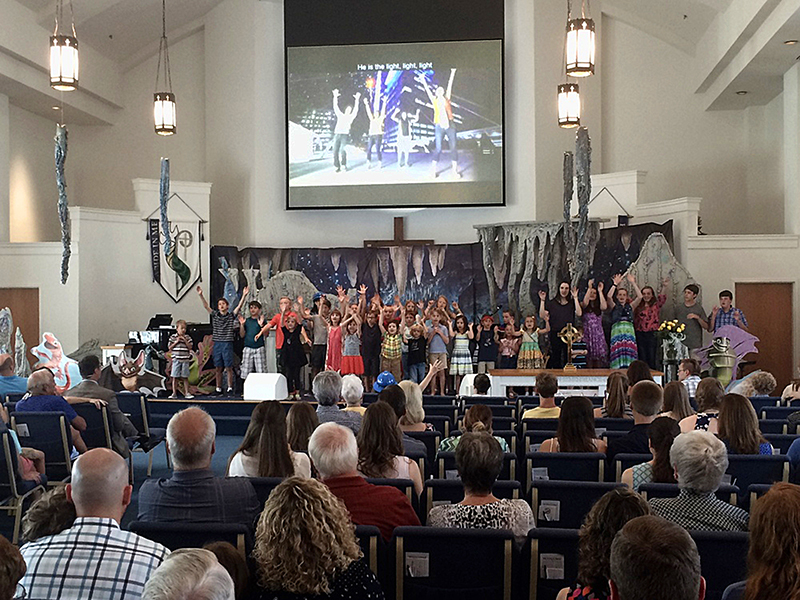 The church serves a variety of needs, ranging from weekly traditional and contemporary worship services to children’s programs.