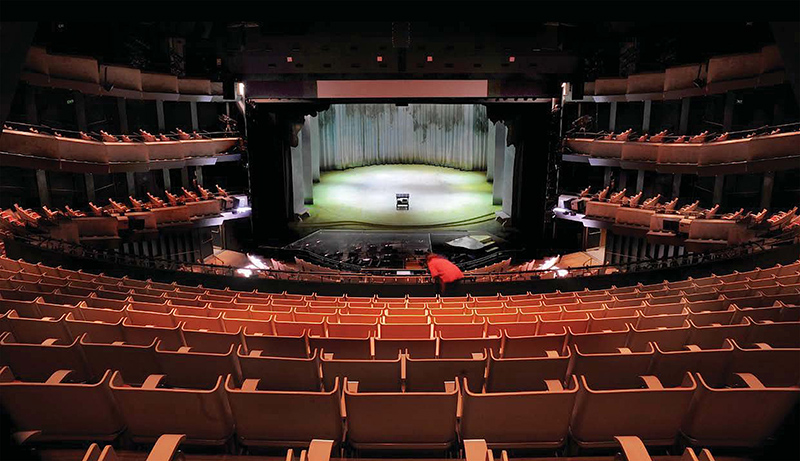 The Joan Sutherland Theatre is the building’s second-largest venue within the Sydney Opera House complex