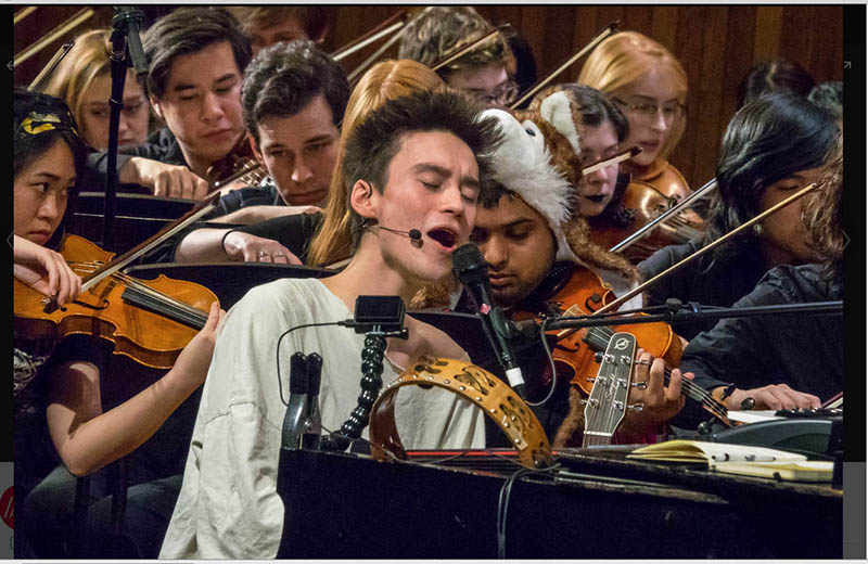 Jacob Collier performs. Photo by L. Barry Hetherington