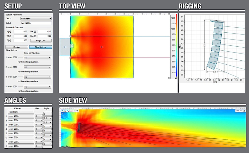 D.A.S. simulator tool for its Event Series Speakers