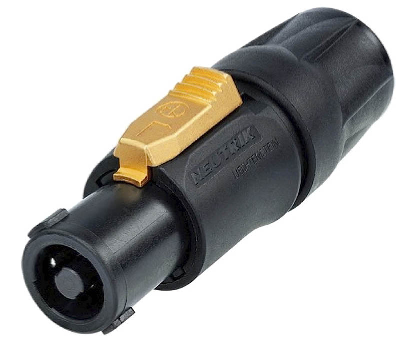 The NL4FC-B is the only speakON with gold-plated connectors.