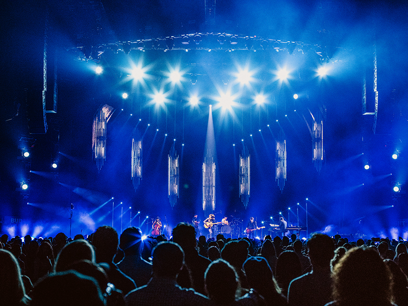 The Lumineers perform in New York's Madison Square Garden