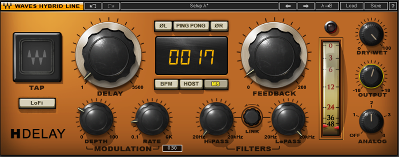 Fig 4 - H-Delay can also generate a useful chorus sound